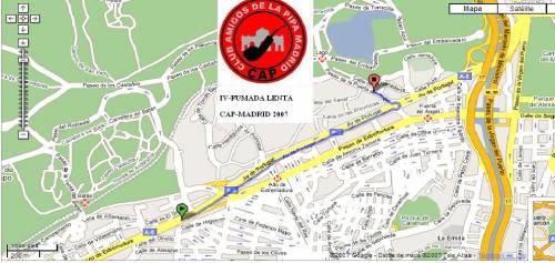 plano de acceso a la masia desde la N-V